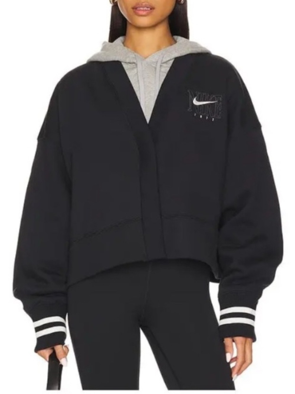 NWT Nike Women’s Phoenix Fleece Over-Oversized Graphic Cardigan Size